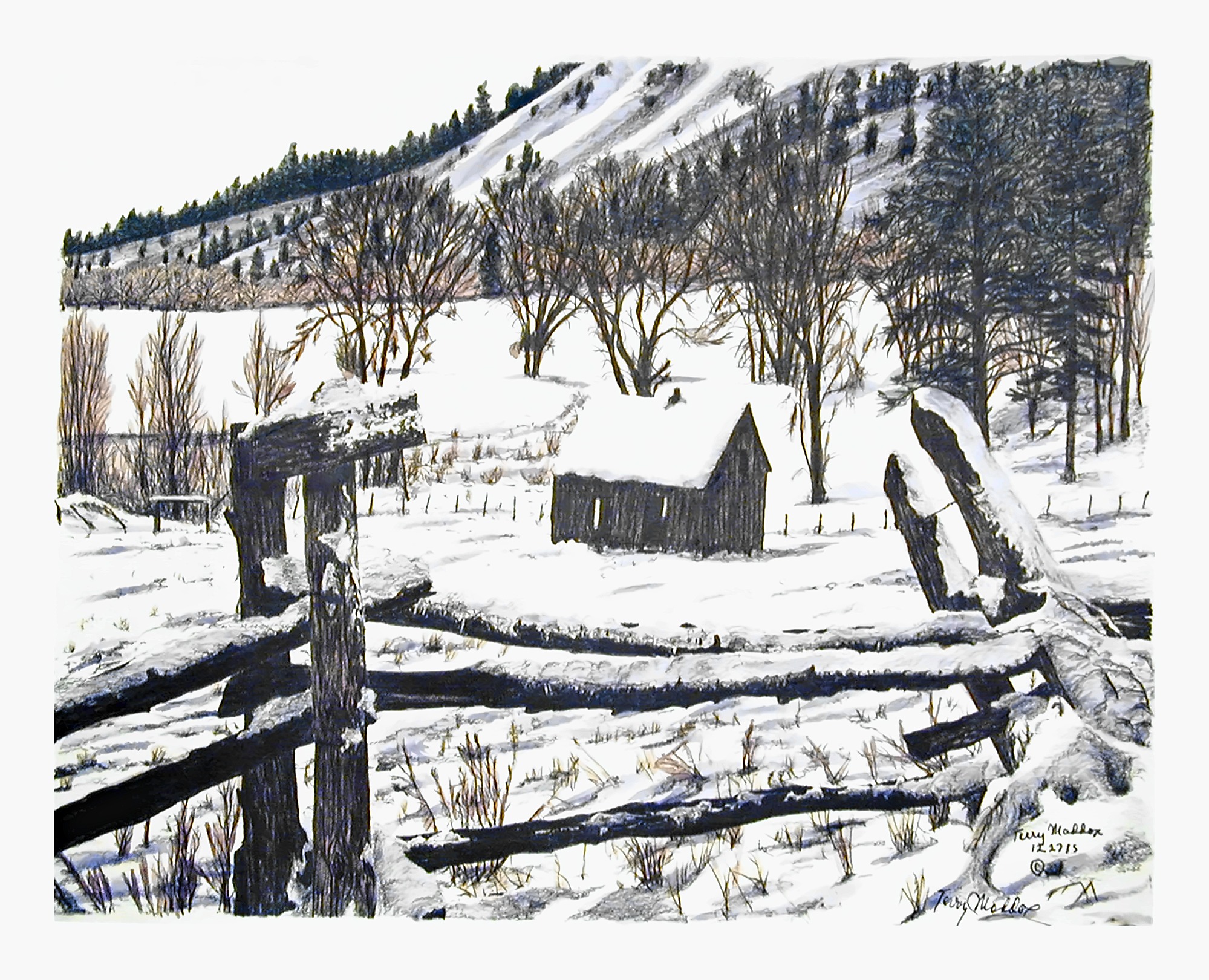 Winter Cabin