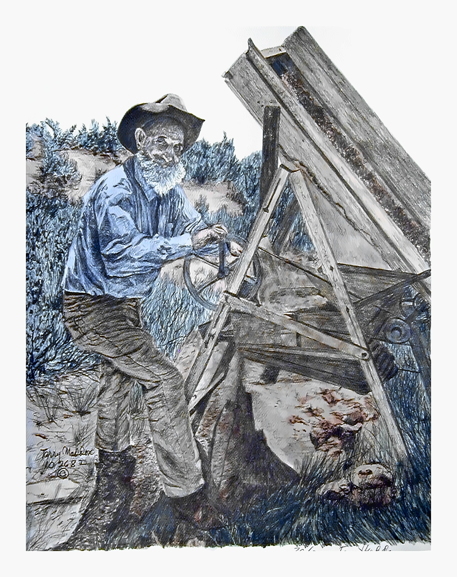 Dry Rocker - Gold Miner