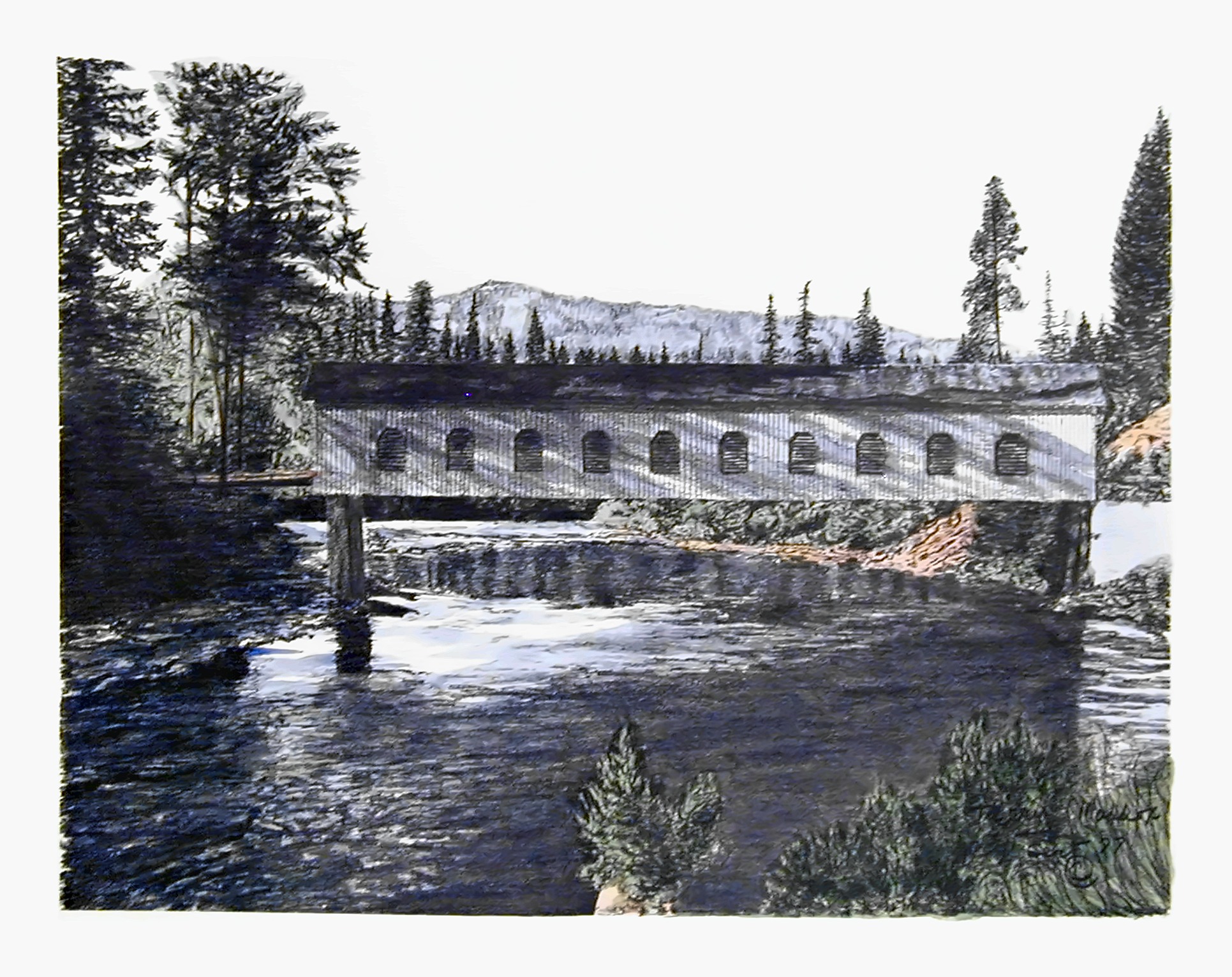 Good Pasture Bridge McKenzie River