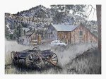 Old Homestead and Wagon